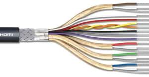 HDMI кабель внутри экран кабеля